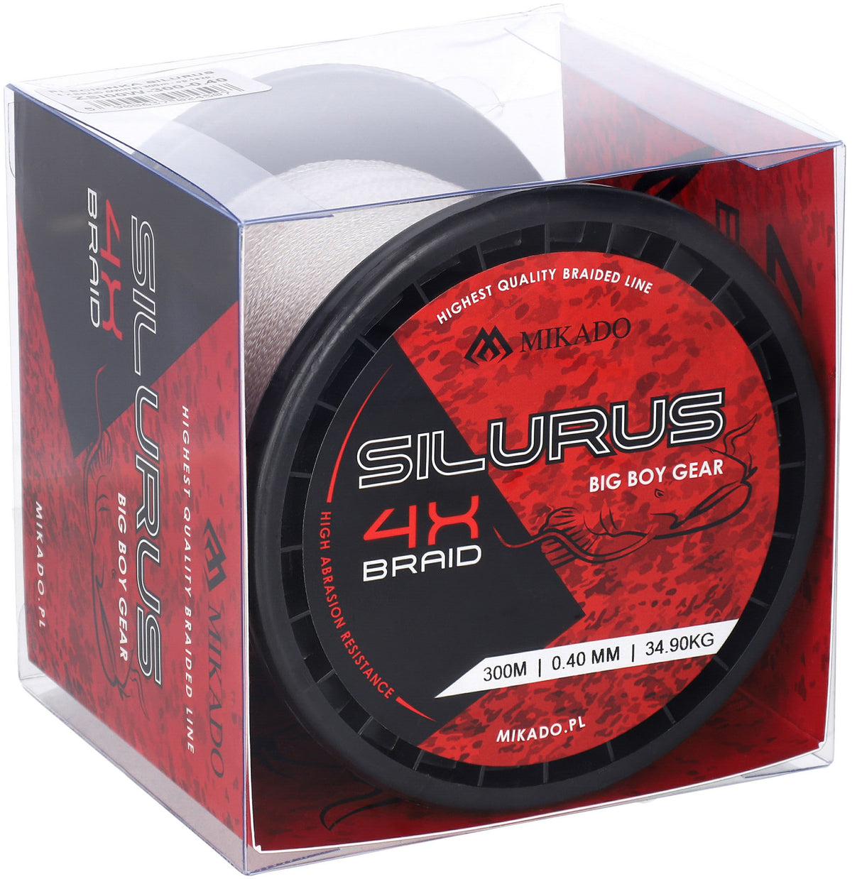 Silurus 4X Braid ist eine starke geflochtene Schnur mit hoher Abriebfestigkeit. Dichte fasern garantieren eine hohe Lebensdauer. Eine hochwertige geflochtene Schnur mit guten Eigenschaften, ideal zum Wallerfischen - auch in hindernisreichen Gewässern. 